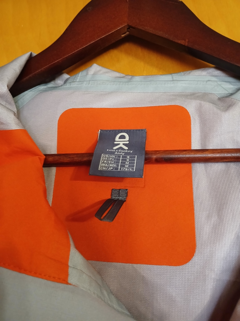 Little donkey Orange Waterproof Shell Jacket - Picture 2 of 4
